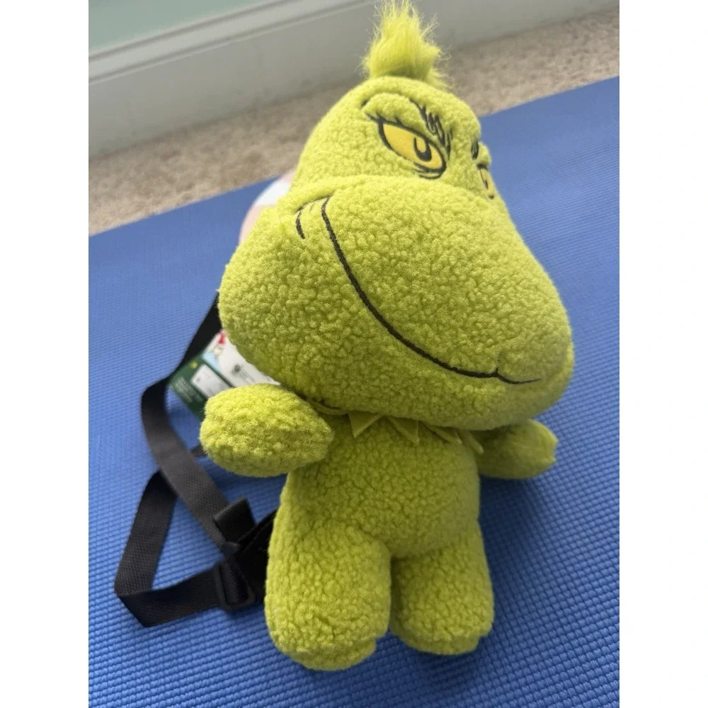NEW The Dr. Seuss Grinch Sherpa Plush Kids' Plush 15/16